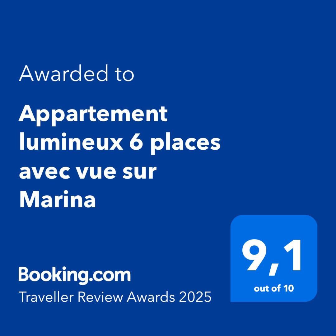 Appartement Lumineux 6 Places Avec Vue Sur Marina Mandelieu Kültér fotó